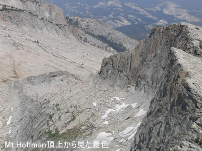 Mt.Hoffman頂上から見た景色