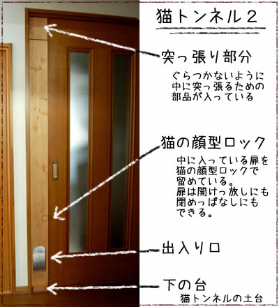 ついに完成、猫トンネル