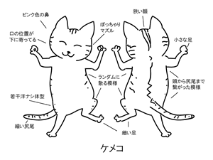 ケメコのイラスト